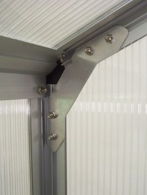 Средний размер Алюминий Теплообработанная тепличная обработанная под давлением древесина Тип для роста растений