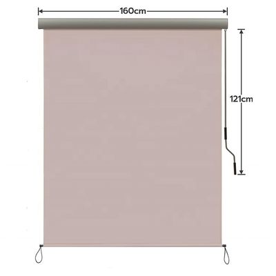 1.6м*2.5м Полиэстер ветражный материал Сдвигаемая водонепроницаемая солнечная тень падает Вертикальный тент