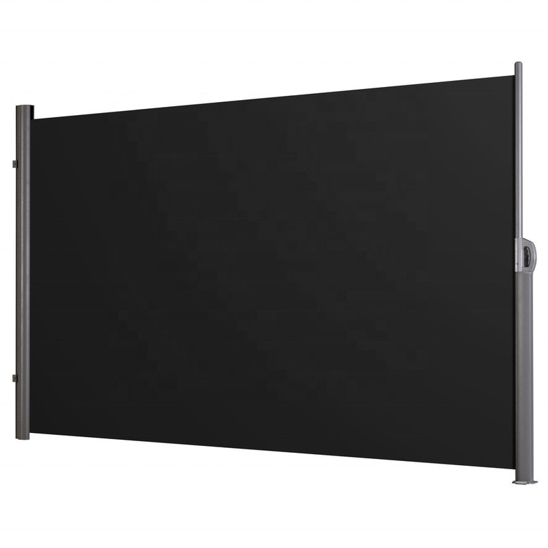 Бежевый боковой маркиз расширяемый 160/180/200x300 см для балкона Терраса Сад Непрозрачное боковое роликовое ветровое стекло