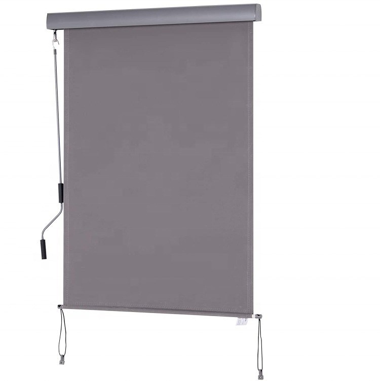 1.6м*2.5м Полиэстер ветражный материал Сдвигаемая водонепроницаемая солнечная тень падает Вертикальный тент