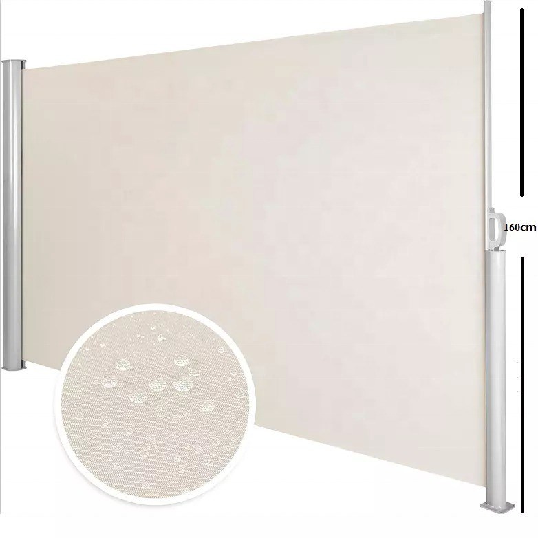 Расширяемый боковой тень для террасы и сада солнцезащитный экран конфиденциальности 100% полиэстер